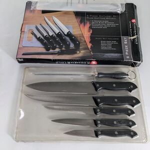 Kuchenstolz 6 Piece Cutlery Set Knives Blade Sharpener Boning Chef‎ Carving
